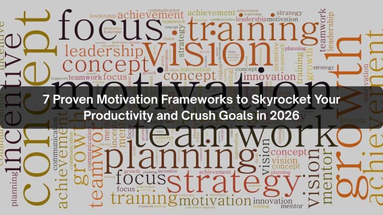 7 Proven Motivation Frameworks to Skyrocket Your Productivity and Crush Goals in 2026 featured image