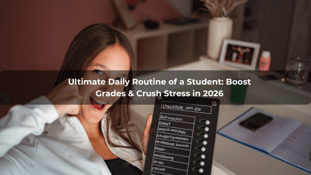 Ultimate Daily Routine of a Student: Boost Grades & Crush Stress in 2026 featured image