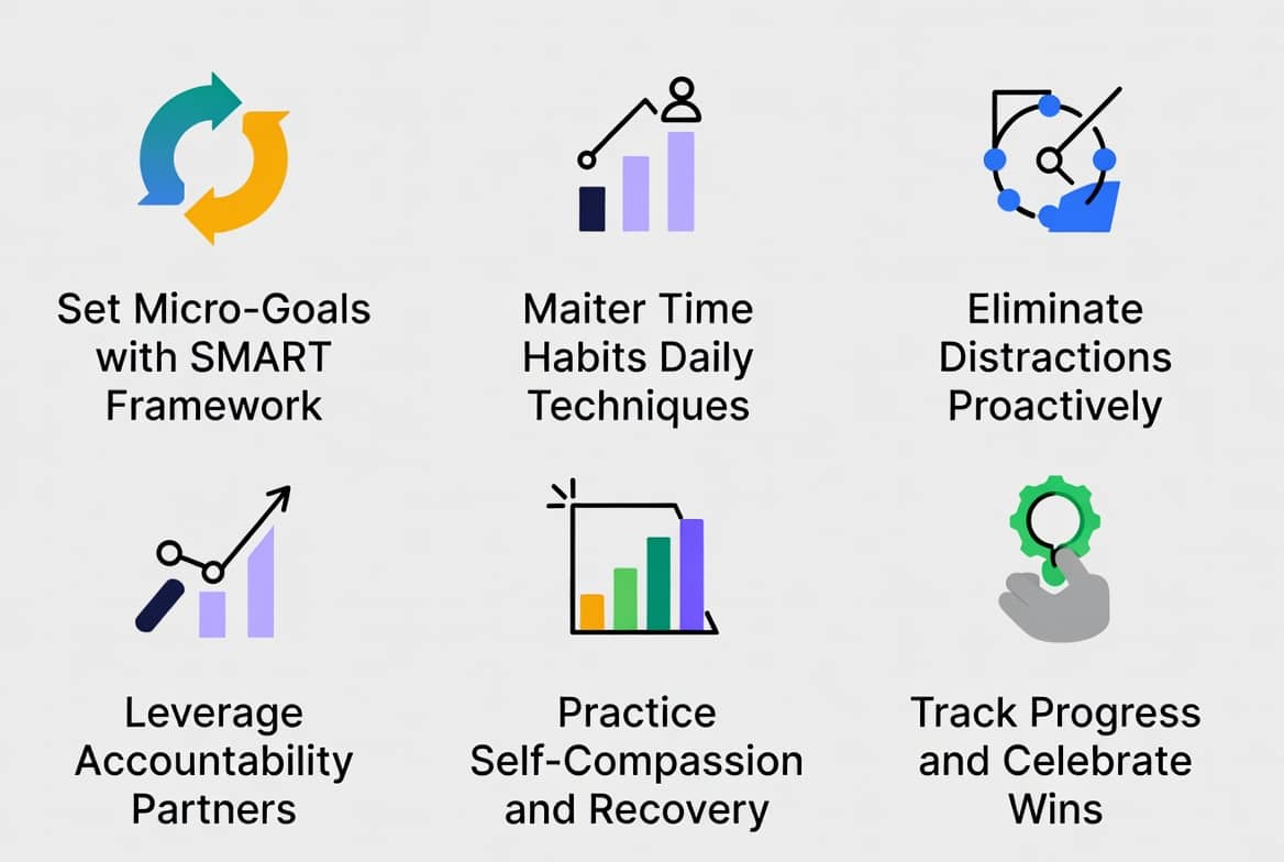 infographic 7 strategies discipline building habits