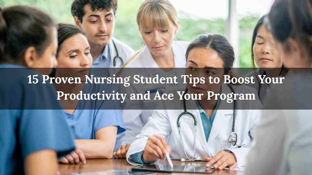15 Proven Nursing Student Tips to Boost Your Productivity and Ace Your Program featured image