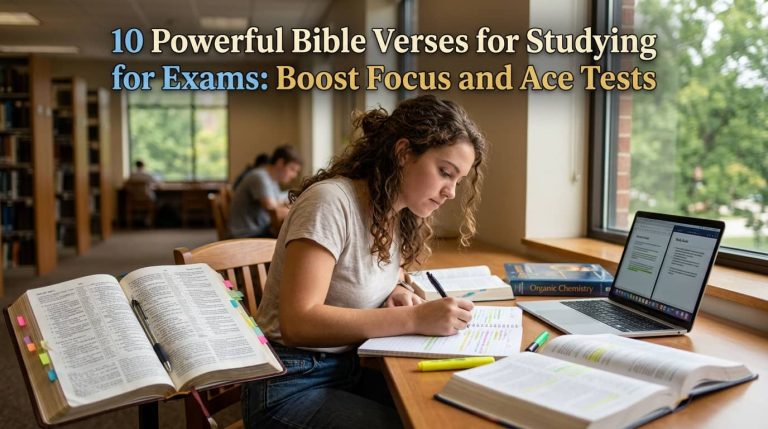 10 Powerful Bible Verses for Studying for Exams: Boost Focus and Ace Tests featured image