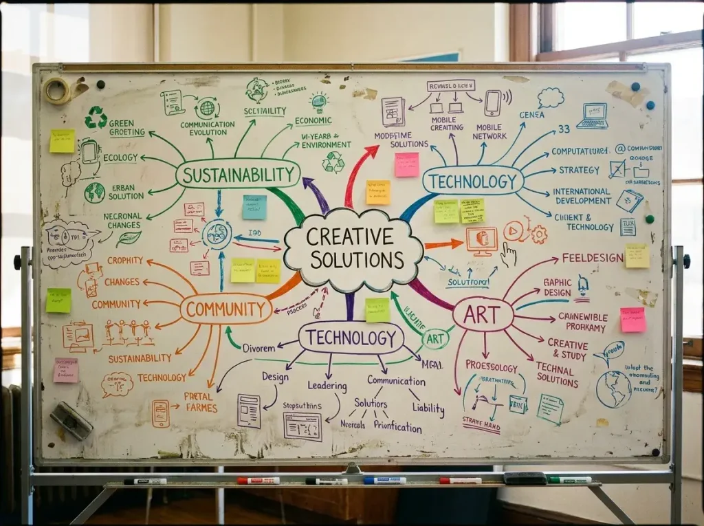 mind mapping study strategy for visual learners