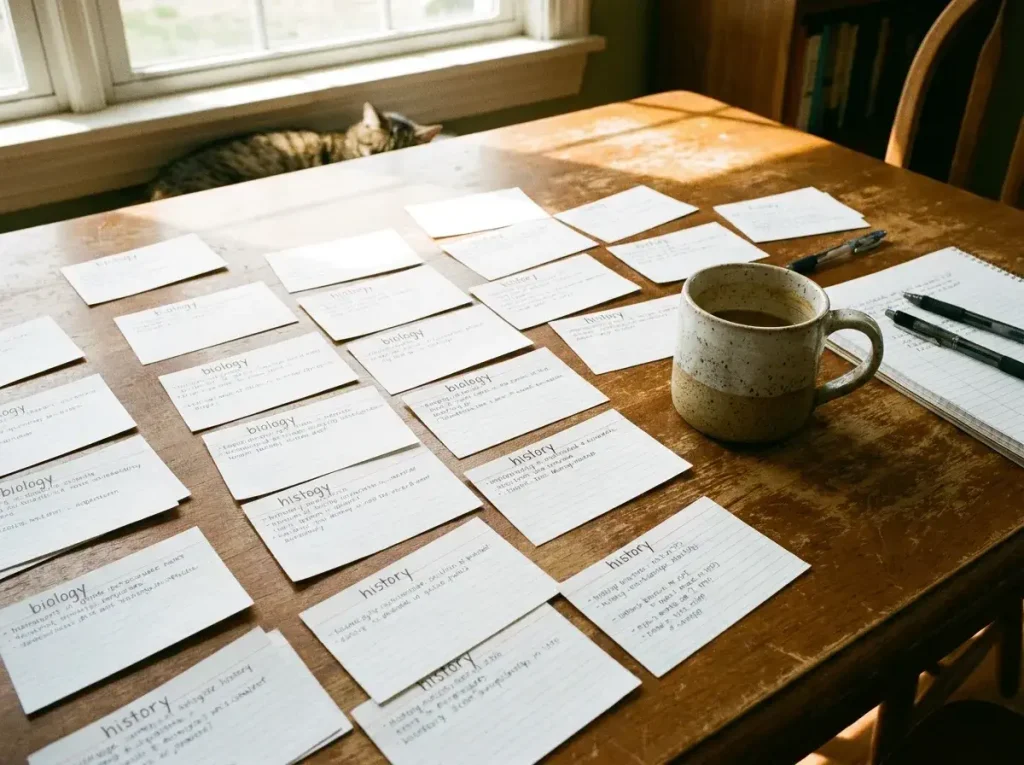 active recall flashcard study strategies for exams